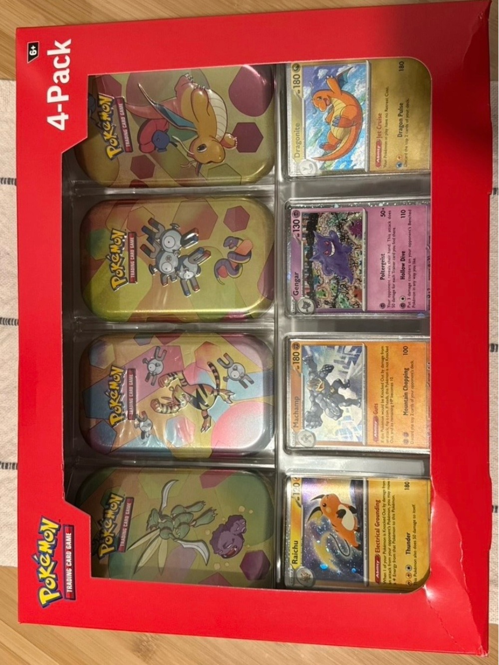 POKEMON S&V 151 4-PACK MINI TIN (SAM’S CLUB).
